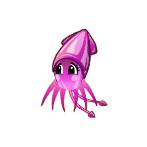 Purple Crystal Squid Kid